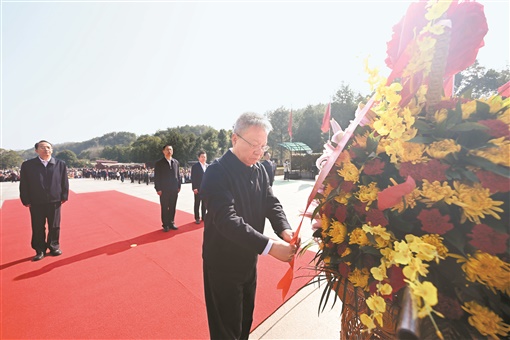  沈晓明：牢记初心使命传承红色基因弘扬湖湘文化 把毛主席家乡建设得更加美好 
