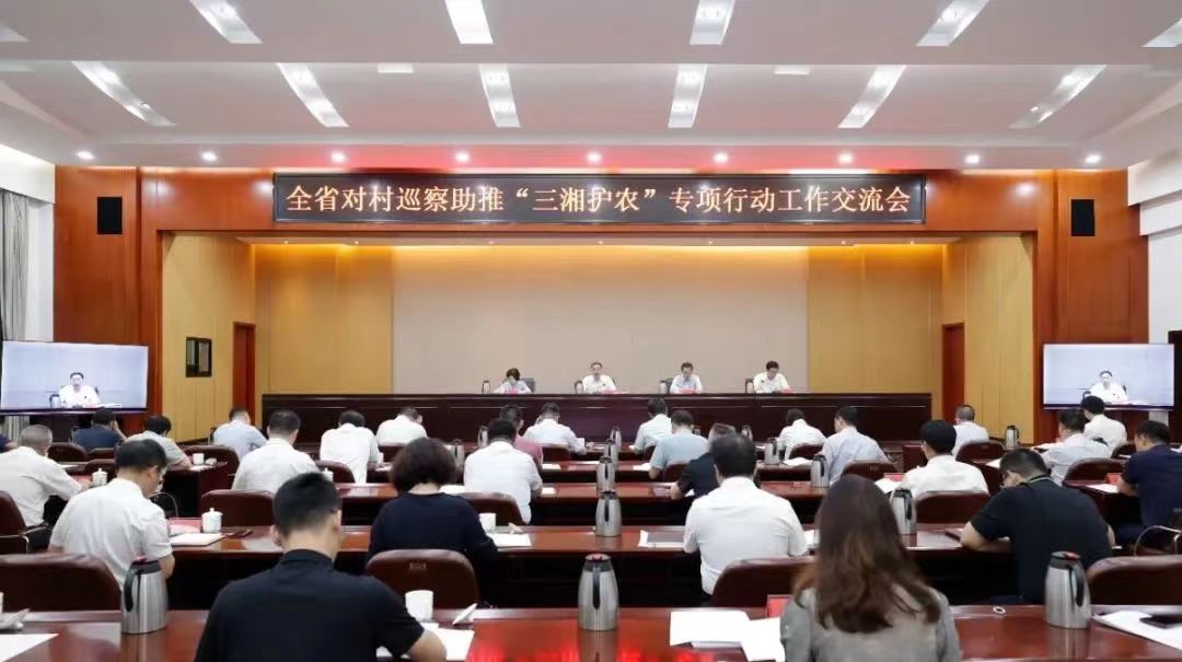 湖南召开对村巡察助推“三湘护农”专项行动工作交流会